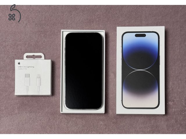 iPhone 14 Pro 128GB - AKKU 93% - kártyafüggetlen, karcmentes állapotban