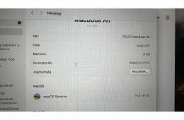 M2 chipes MacBook Air – asztroszürke