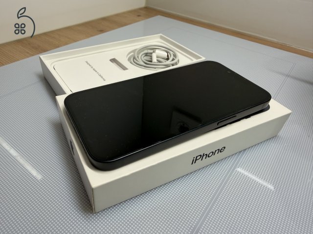 Eladó iPhone 13 Midnight 128GB, 84%, Ajándék tokok és IGLASS Pro fólia