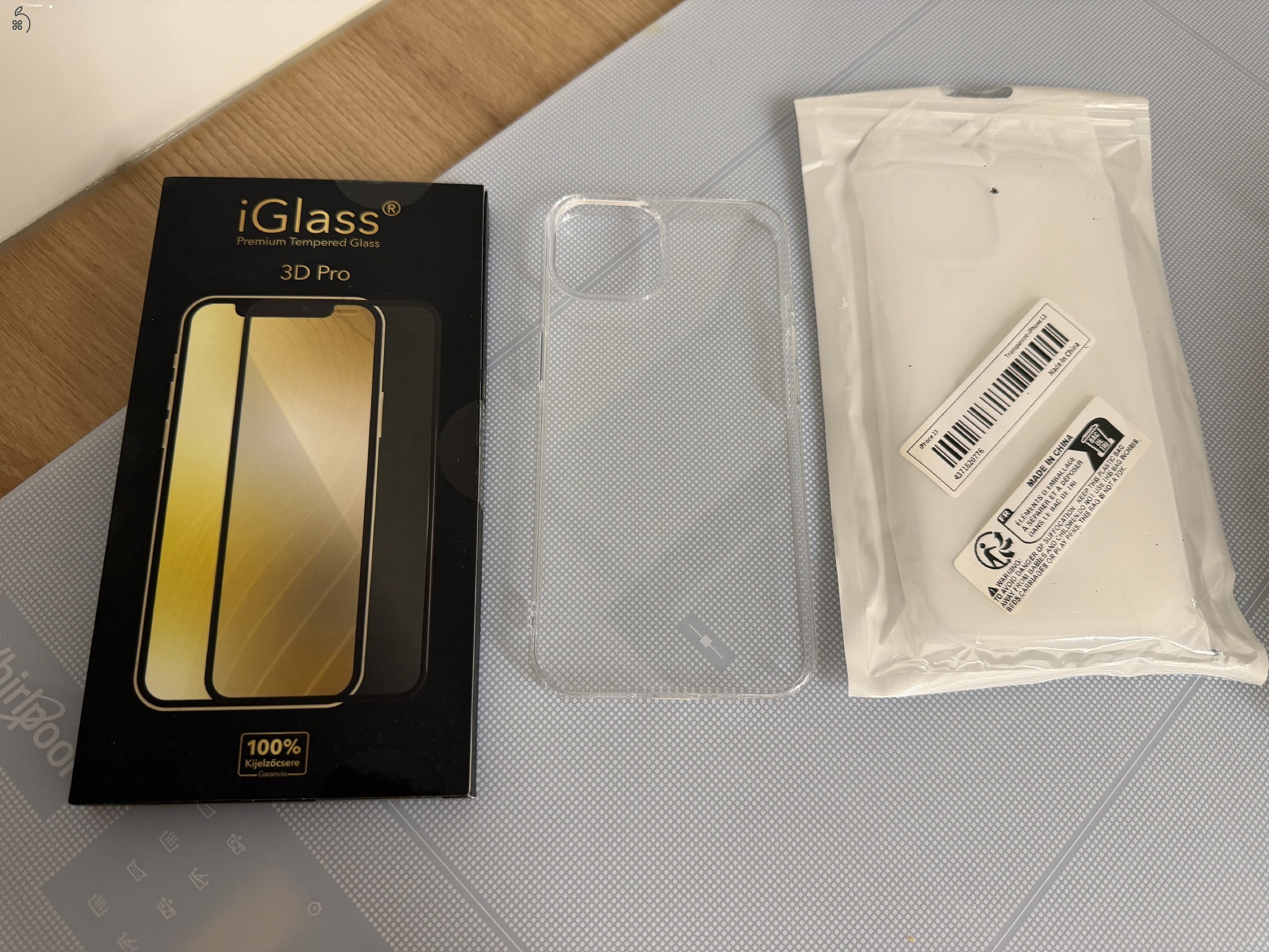 Eladó iPhone 13 Midnight 128GB, 84%, Ajándék tokok és IGLASS Pro fólia