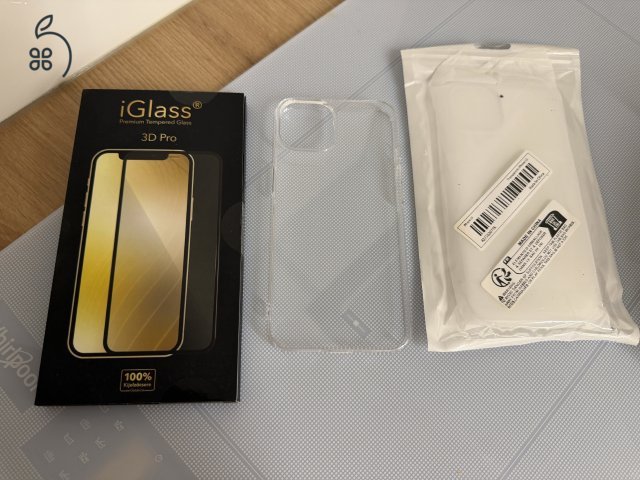 Eladó iPhone 13 Midnight 128GB, 84%, Ajándék tokok és IGLASS Pro fólia