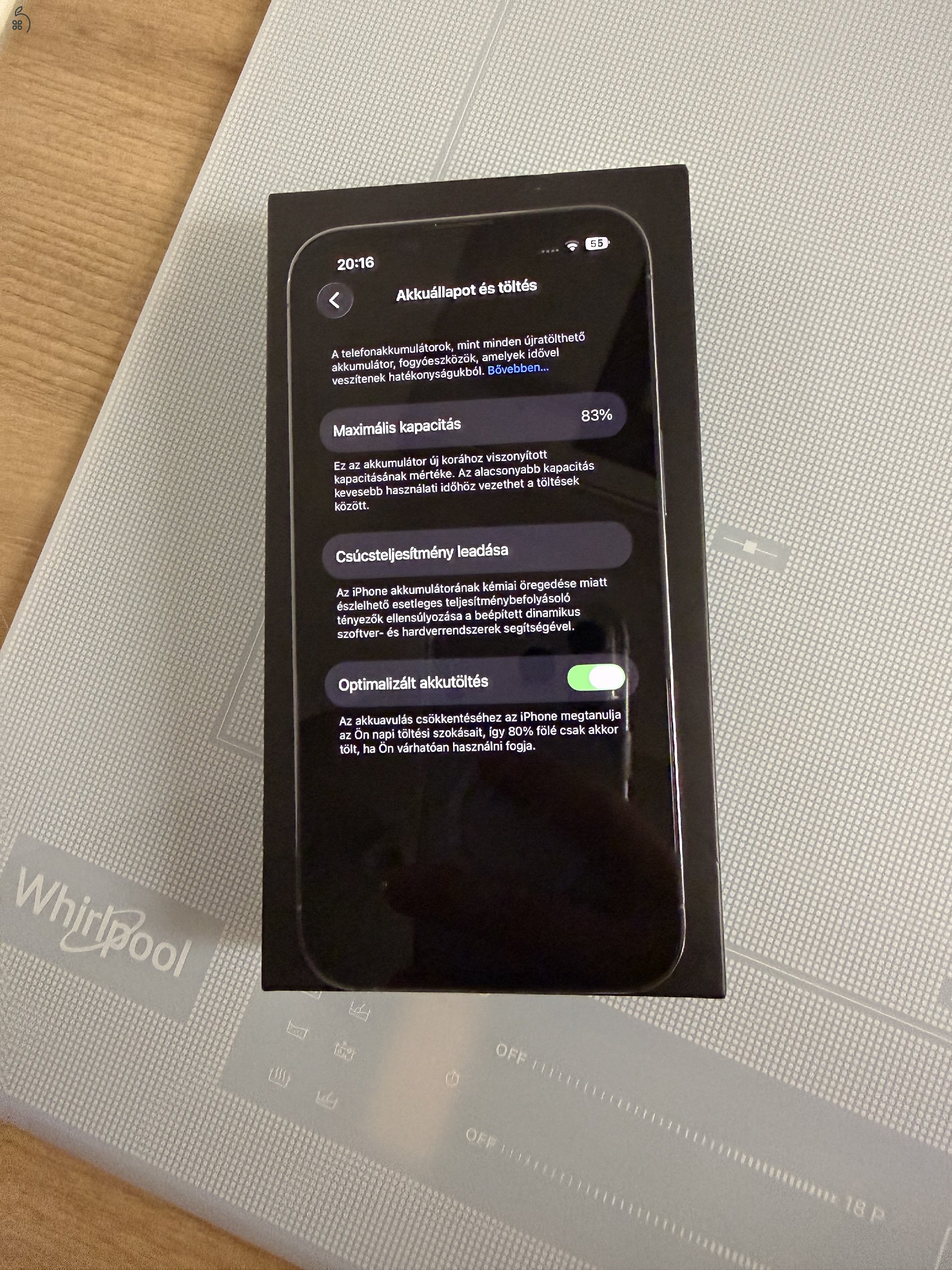 Eladó iPhone 13 Pro 256GB Sierra Blue, 83%, Makulátlan, karcmentes