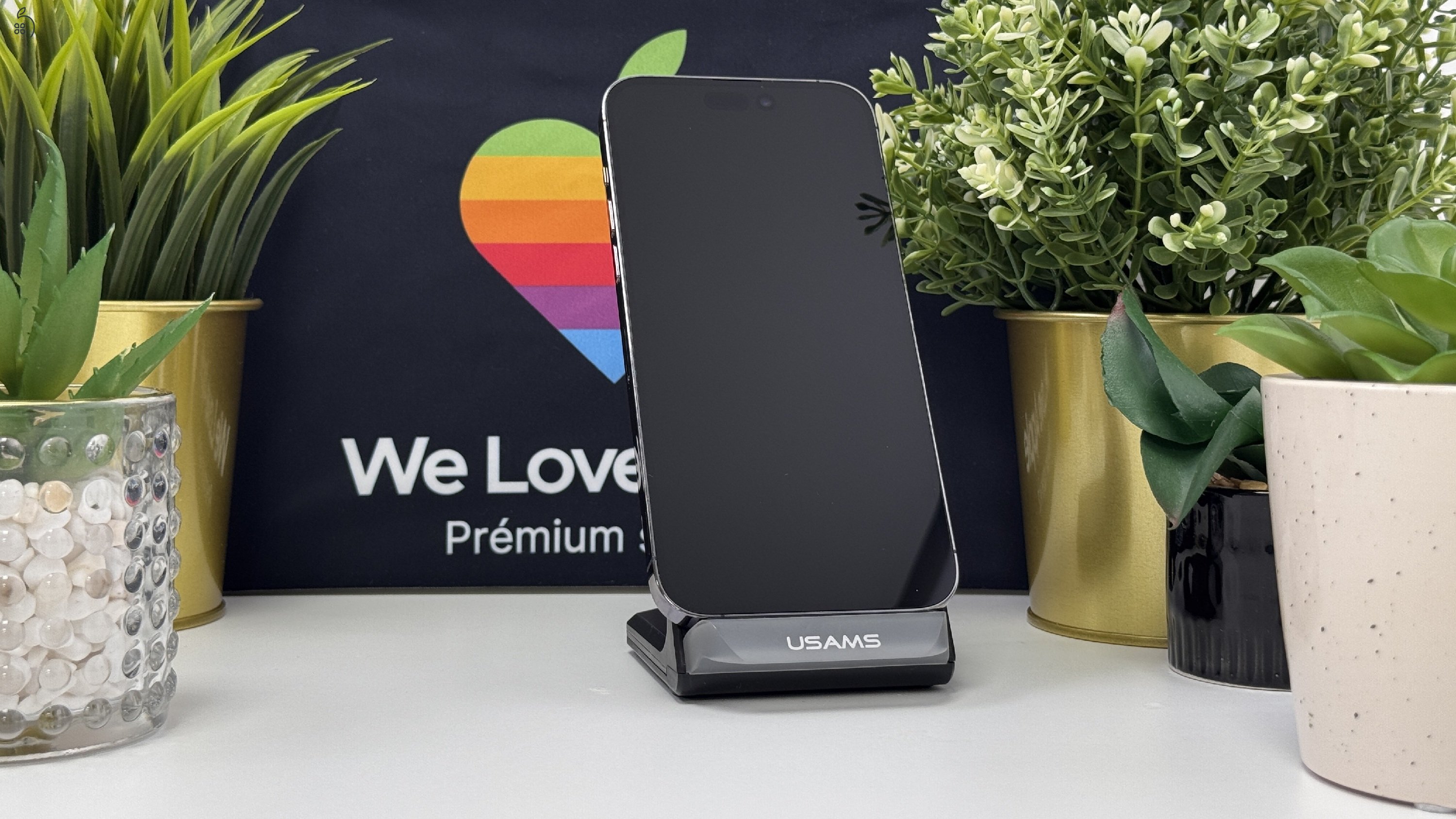  iPhone 14 Pro Max 128GB Lila, Független - 1ÉV Garancia, Számla 