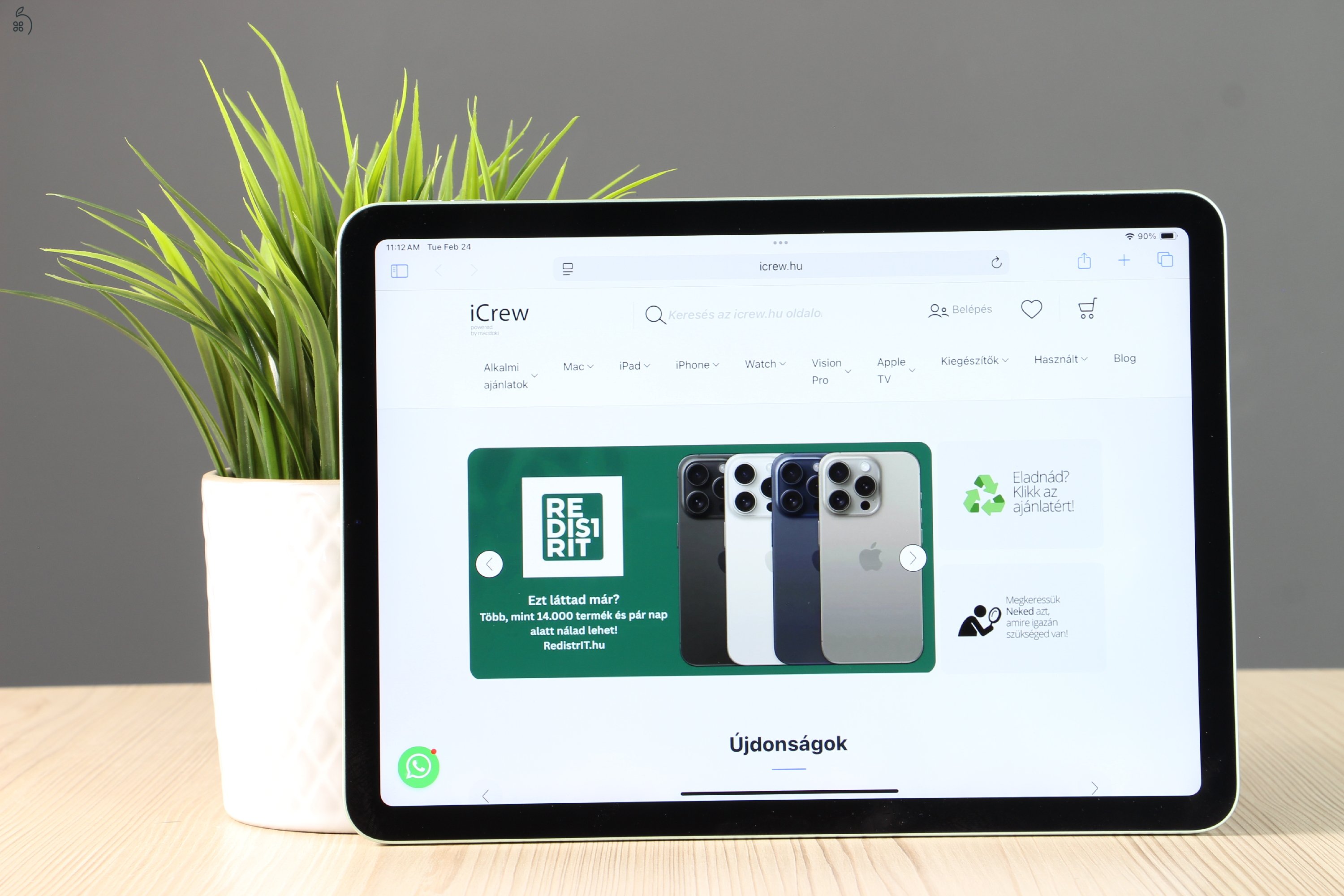 Apple iPad Air 64GB zöld WiFi B US-7767