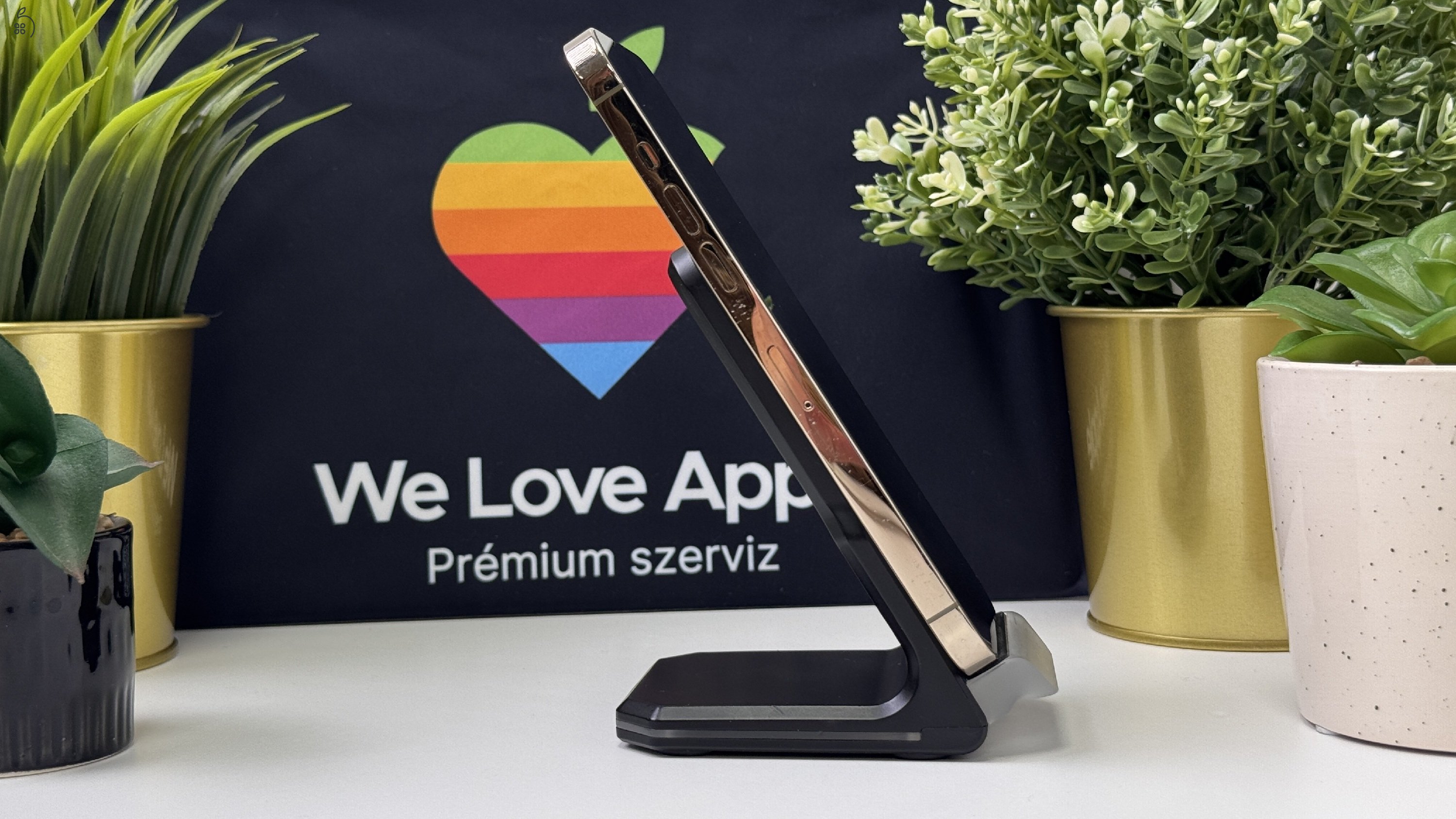 iPhone 14 Pro Max, 256GB, Arany, Független - 1ÉV Garancia, Számla