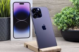 Hibátlan iPhone 14 Pro Max Deep Purple 256GB 2 ÉV Garanciával 90%
