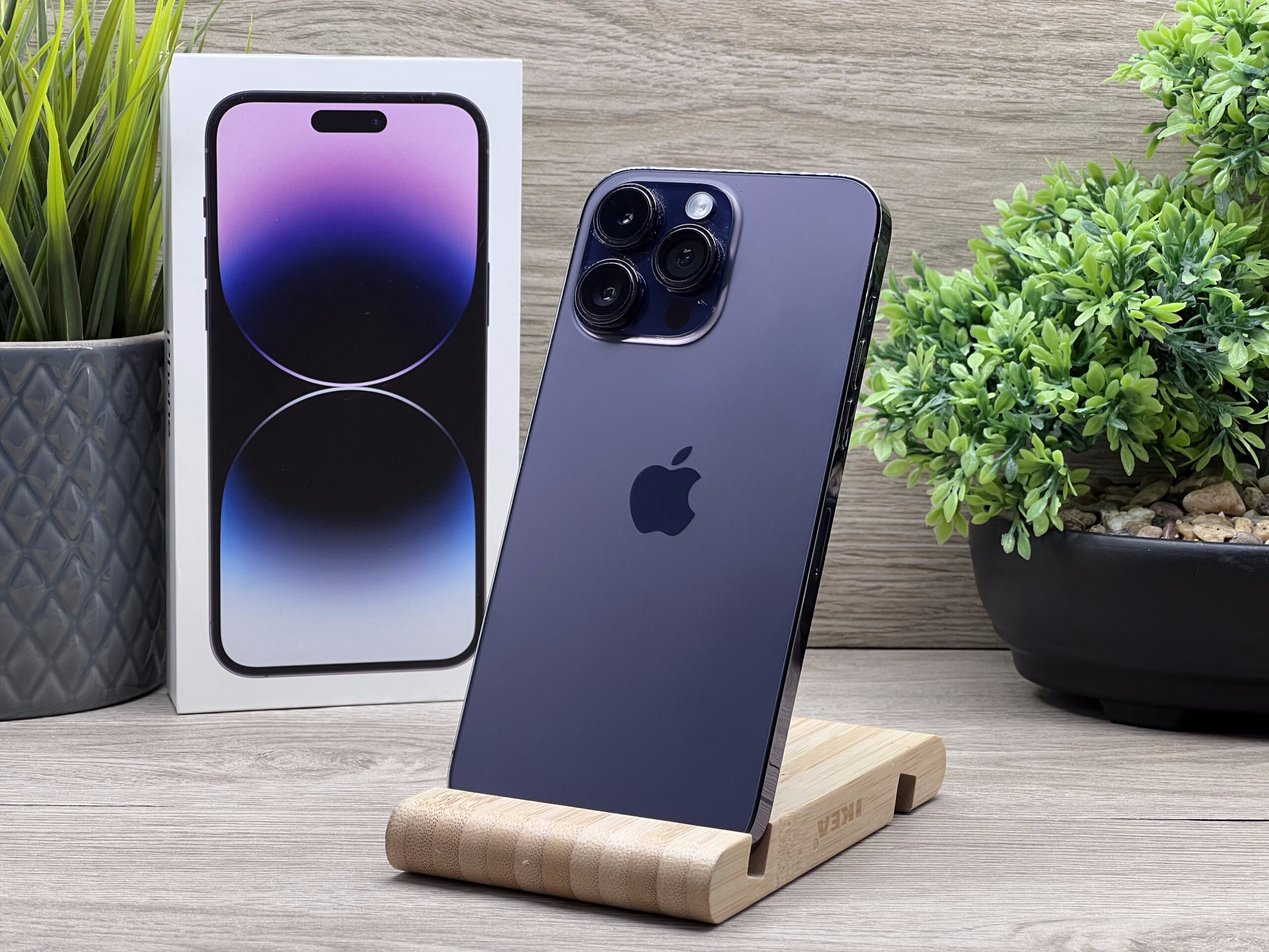 Hibátlan iPhone 14 Pro Max Deep Purple 256GB 2 ÉV Garanciával 90%