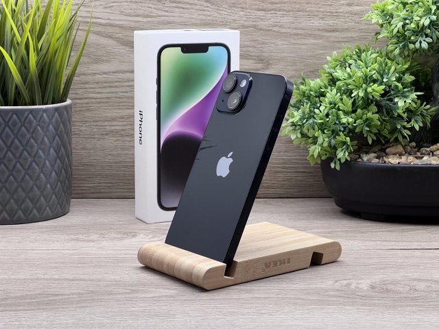 Hibátlan iPhone 14 Midnight 128GB 2 ÉV Garanciával 91%