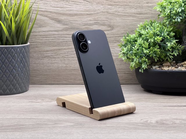 Hibátlan iPhone 16 Black 128GB 2 ÉV Garanciával Számlával 100%