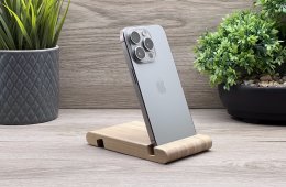 Hibátlan iPhone 15 Pro Natural Titanium 128GB 2 ÉV Garanciával 94%