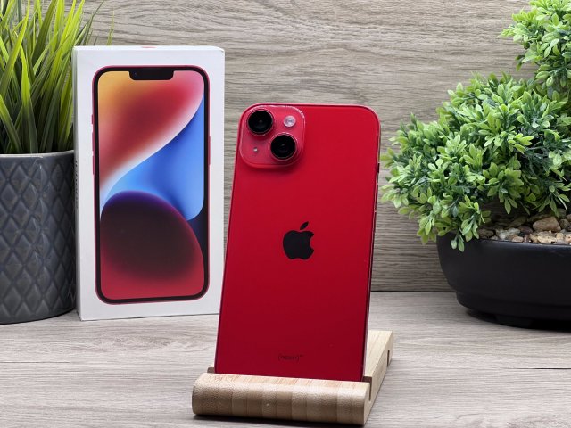 iPhone 14 Red 128GB 2 ÉV Garanciával 100%