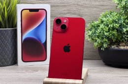 iPhone 14 Red 128GB 2 ÉV Garanciával 100%