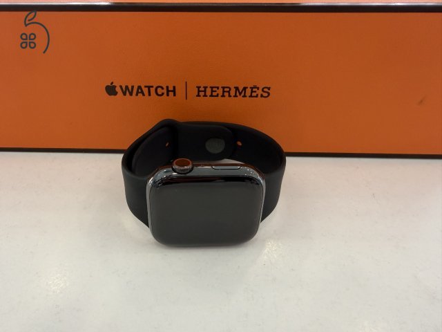 Hermés Apple Watch 8 Cellular Stainless Hibátlan/1 hónap gar./Akku 100%/p4776