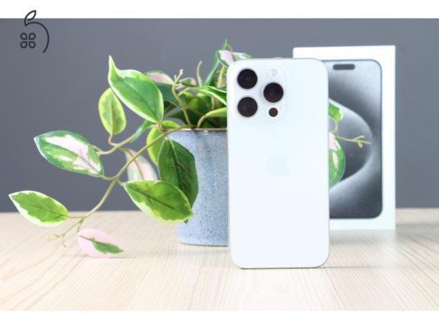Apple iPhone 15 Pro 256GB White Titanium C+ US-7736