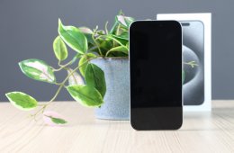 Apple iPhone 15 Pro 256GB White Titanium C+ US-7736