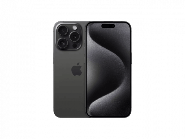 iPhone 15 Pro 128 GB Black Titanium - 2 év Garancia, 30 nap elállás - Részletfizetéssel akár