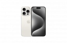 iPhone 15 Pro 128 GB White Titanium - 2 év Garancia, 30 nap elállás - Részletfizetéssel akár