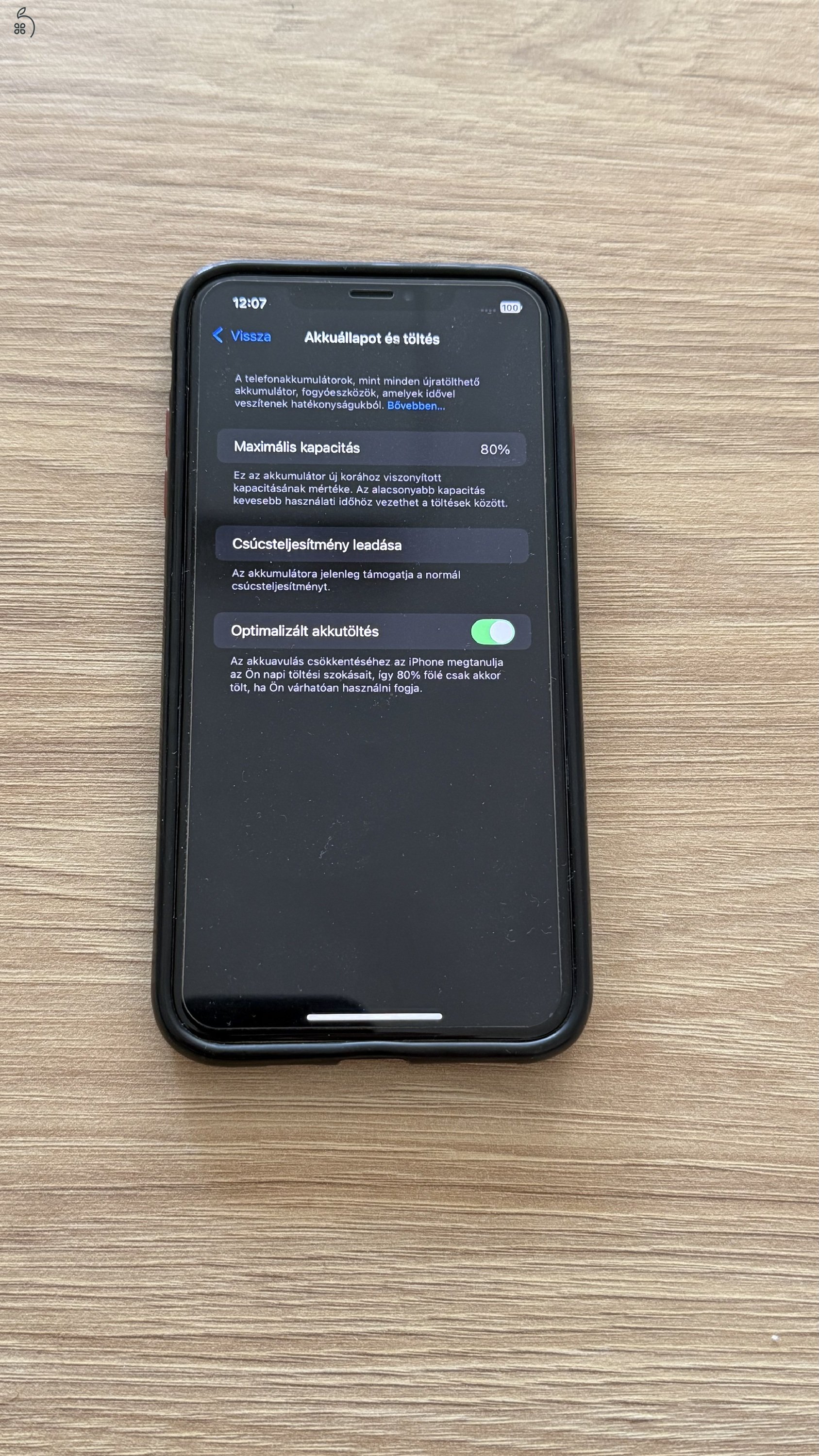Hibátlan Iphone XS Max 256gb