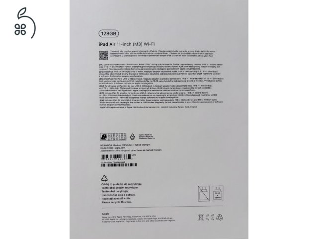 M3 iPad Air (11”, 128 GB, csillagfény) + Apple Pencil Pro