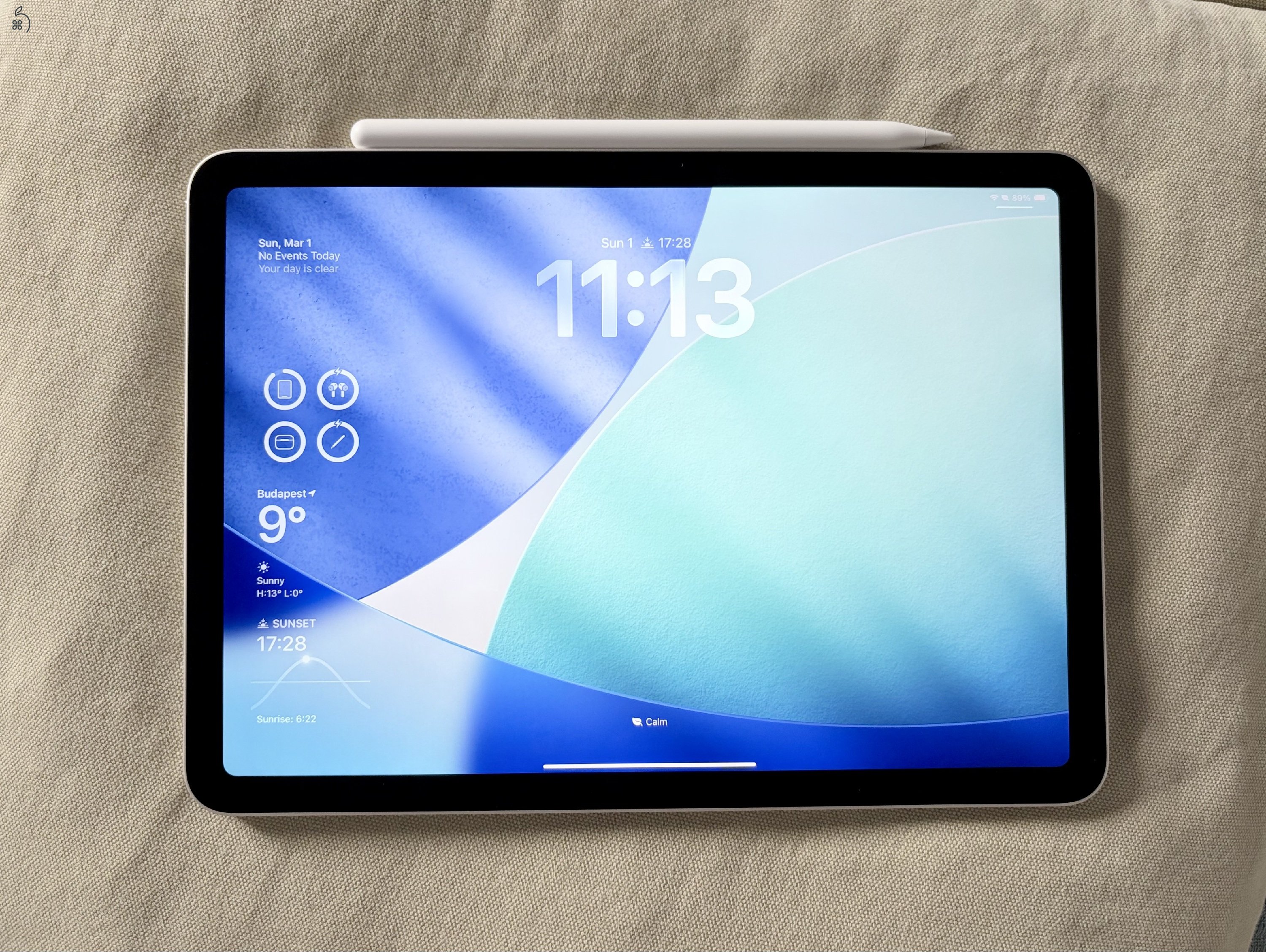 M3 iPad Air (11”, 128 GB, csillagfény) + Apple Pencil Pro