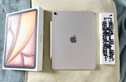 M3 iPad Air (11”, 128 GB, csillagfény) + Apple Pencil Pro