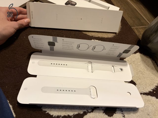 Apple Watch 10 Titán, (Natural Titanium), 46mm Cellular (eSim), ajándék szíjak