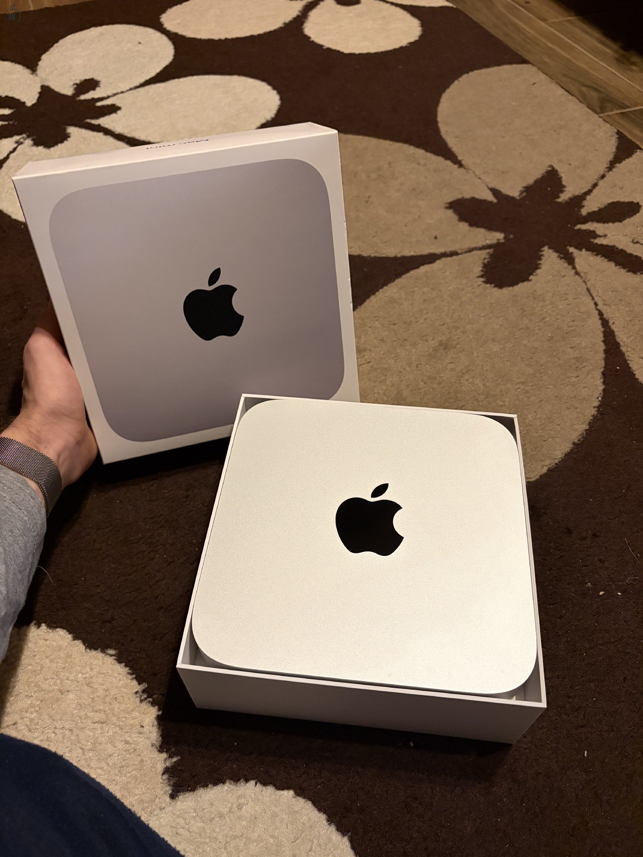 Apple Mac mini M2 újszerű, ajándék webkamera, magic mouse tok
