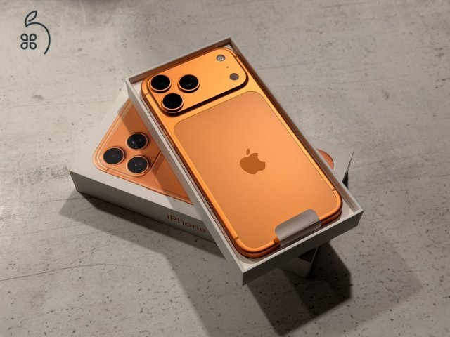 iPhone 17 Pro Max 512GB Cosmic Orange gyárilag független, új!