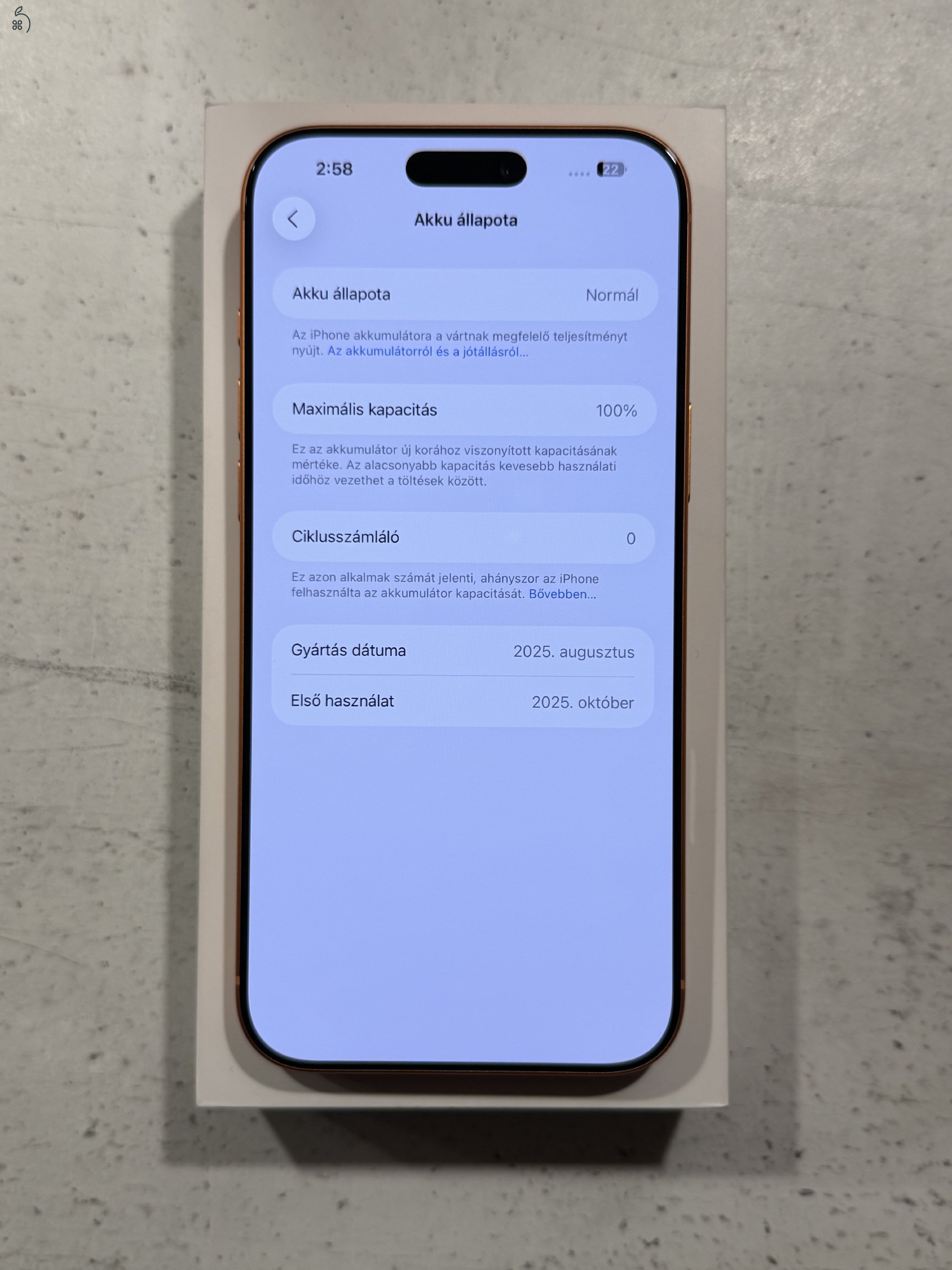 iPhone 17 Pro Max 512GB Cosmic Orange gyárilag független, új!