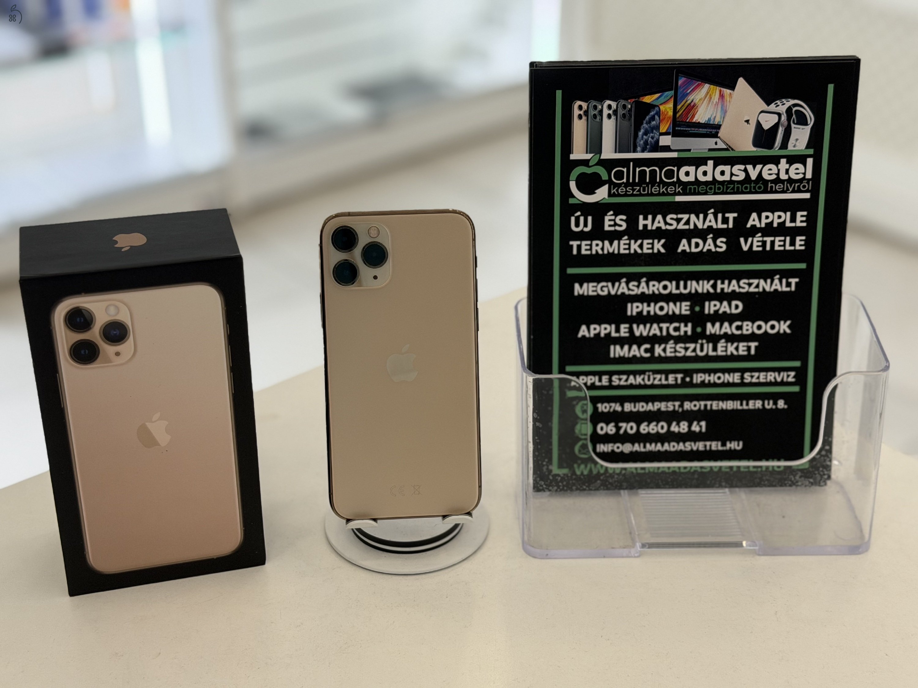 iPhone 11 Pro 256GB Független Újszerű/1-3 hónap gar./Akku 97%/p4781