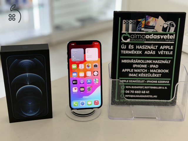 iPhone 12 Pro 256 Független Újszerű/1-3 hónap gar./Akku 100%/p4782