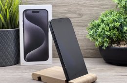 iPhone 15 Pro Black Titanium 256GB 2 ÉV Garanciával 94%