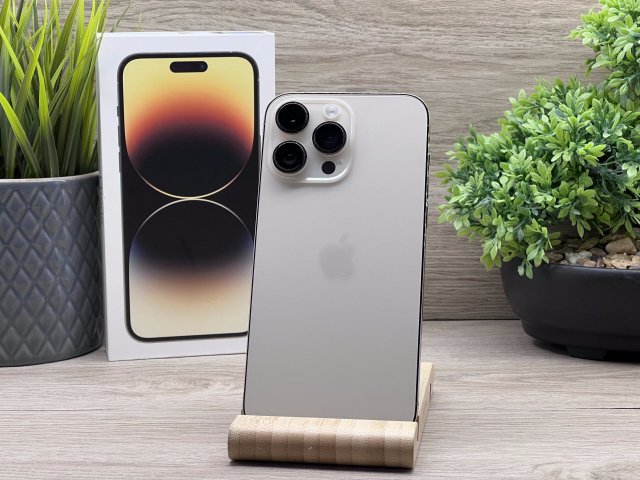 Hibátlan iPhone 14 Pro Max Gold 128GB 2 ÉV Garanciával 90%