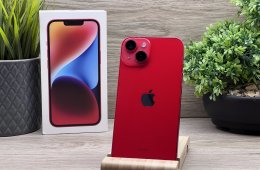 iPhone 14 Red 128GB 2 ÉV Garanciával 91%