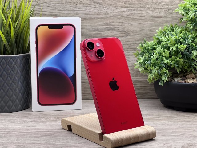iPhone 14 Red 128GB 2 ÉV Garanciával 91%