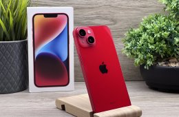 iPhone 14 Red 128GB 2 ÉV Garanciával 91%