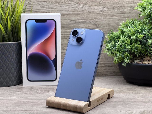 iPhone 14 Blue 128GB 2 ÉV Garanciával 100%
