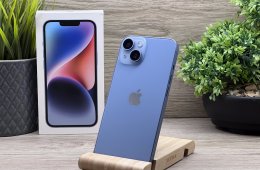 iPhone 14 Blue 128GB 2 ÉV Garanciával 100%