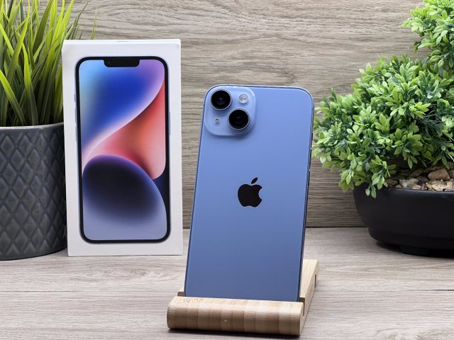iPhone 14 Blue 128GB 2 ÉV Garanciával 100%
