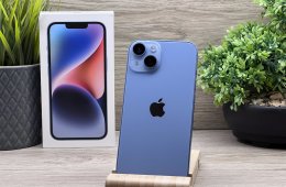 iPhone 14 Blue 128GB 2 ÉV Garanciával 100%