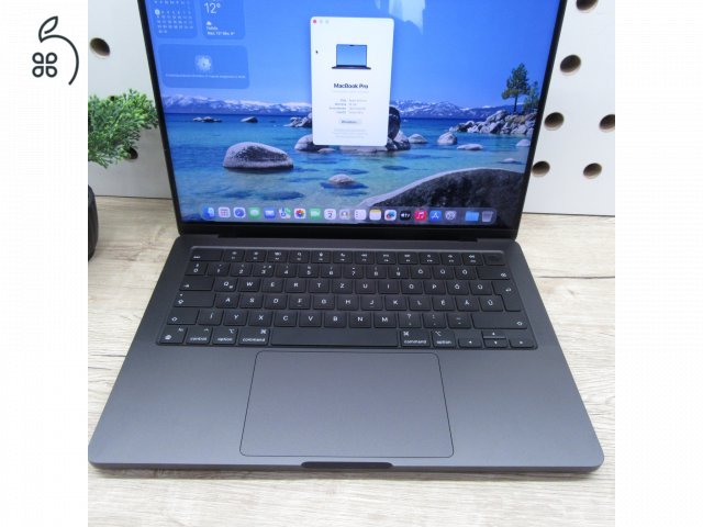 Apple MacBook Pro 14 M3 Pro 2023 1TB használt karcmentes – 100% akku (16 ciklus) – 6 hónap garancia