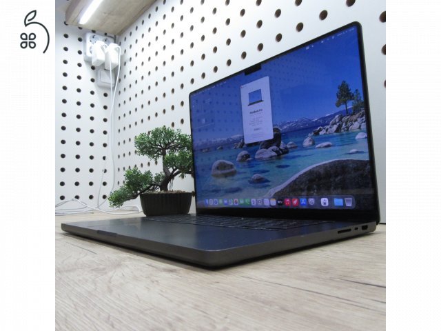 Apple MacBook Pro 16 M3 Pro 2023 500GB használt megkímélt – 93% akku (224 ciklus) – 6 hónap garancia
