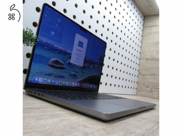 Apple MacBook Pro 14 M1 Pro 2021 500GB használt megkímélt – 86% akku (359 ciklus) – 6 hónap garancia