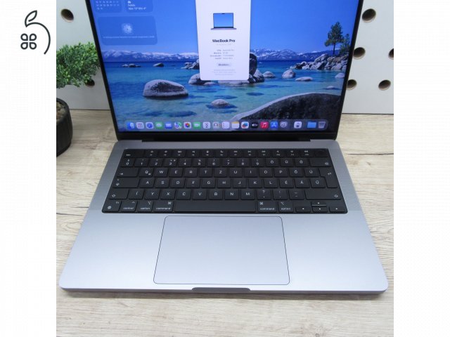 Apple MacBook Pro 14 M1 Pro 2021 500GB használt megkímélt – 86% akku (359 ciklus) – 6 hónap garancia