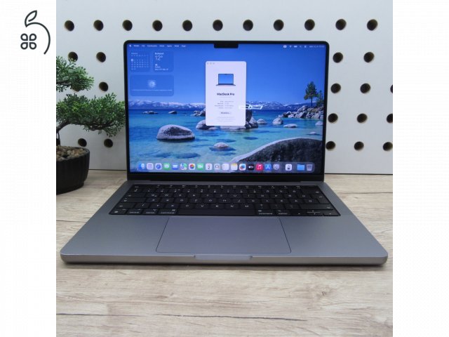Apple MacBook Pro 14 M1 Pro 2021 500GB használt megkímélt – 86% akku (359 ciklus) – 6 hónap garancia
