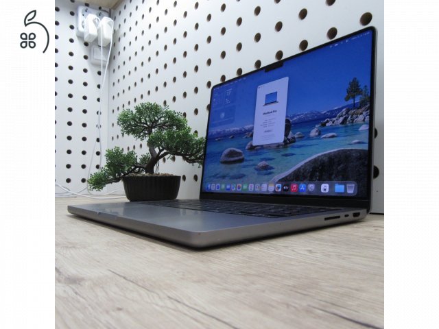 Apple MacBook Pro 14 (2021) – M1 Pro / 16GB / 500GB SSD – használt, megkímélt – 84% akku (545 ciklus)
