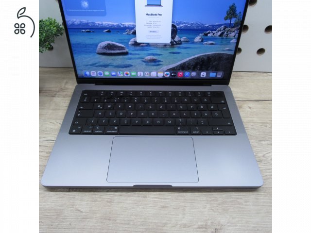 Apple MacBook Pro 14 (2021) – M1 Pro / 16GB / 500GB SSD – használt, megkímélt – 84% akku (545 ciklus)