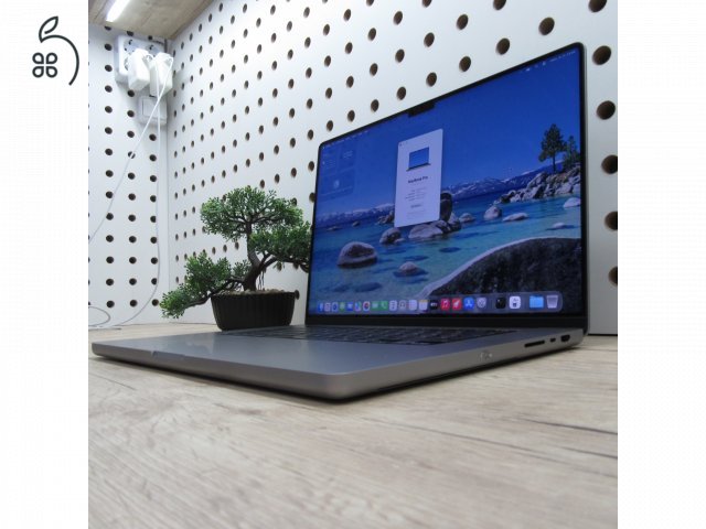 Apple MacBook Pro 16 (2021) – M1 Pro / 16GB / 512GB SSD – használt, szép állapot – 89% akku (174 ciklus)