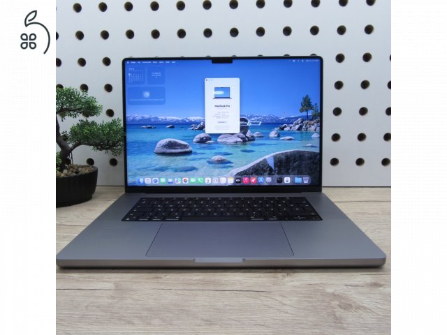 Apple MacBook Pro 16 (2021) – M1 Pro / 16GB / 512GB SSD – használt, szép állapot – 89% akku (174 ciklus)