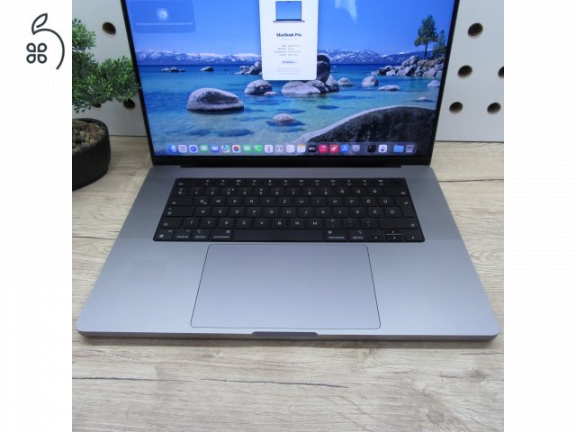 Apple MacBook Pro 16 (2021) – M1 Pro / 16GB / 512GB SSD – használt, szép állapot – 89% akku (174 ciklus)